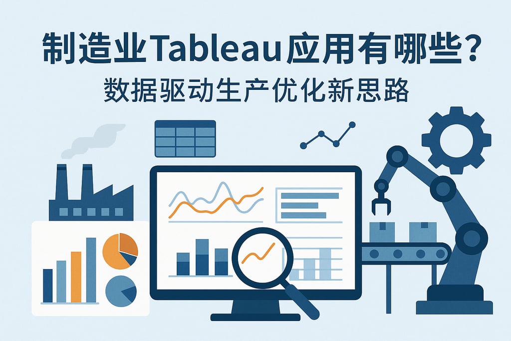 制造业Tableau应用有哪些？数据驱动生产优化新思路