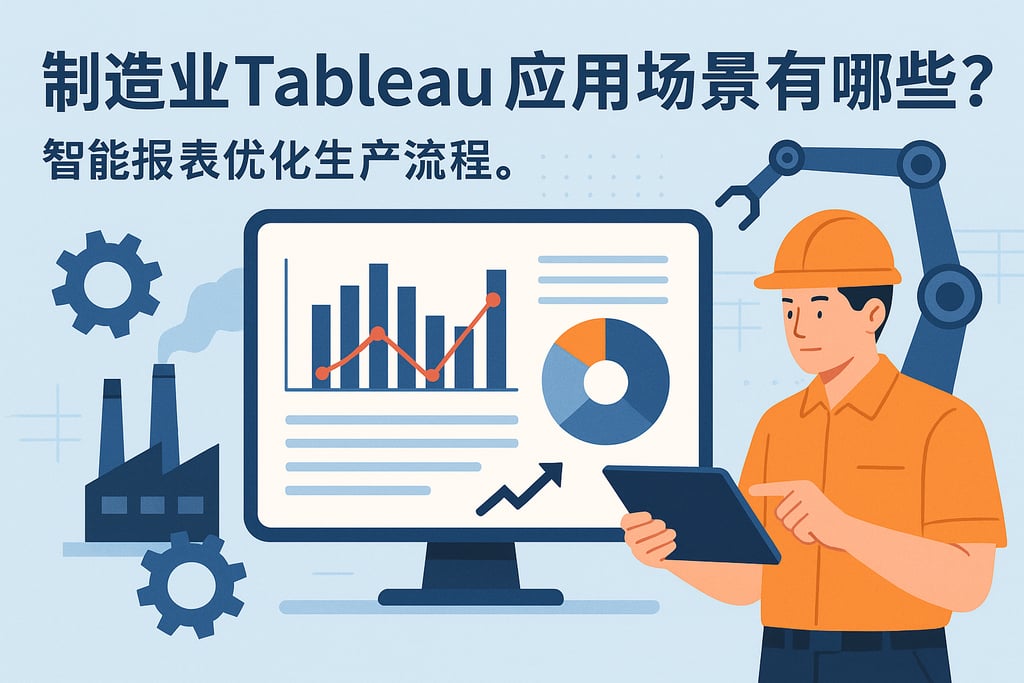制造业tableau应用场景有哪些？智能报表优化生产流程。