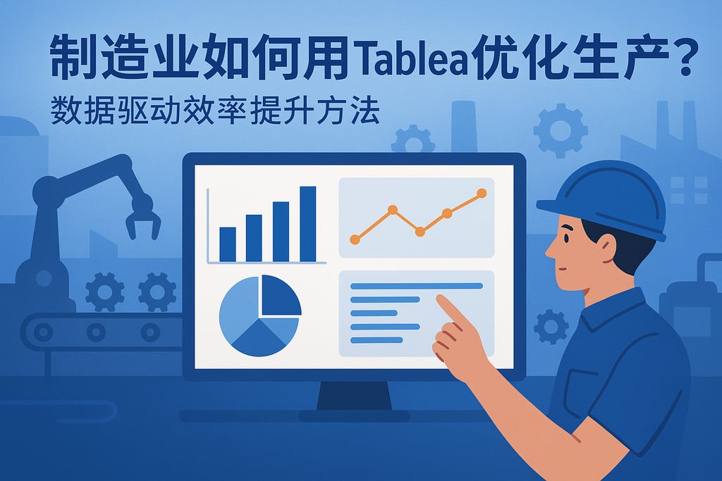 制造业如何用Tableau优化生产？数据驱动效率提升方法