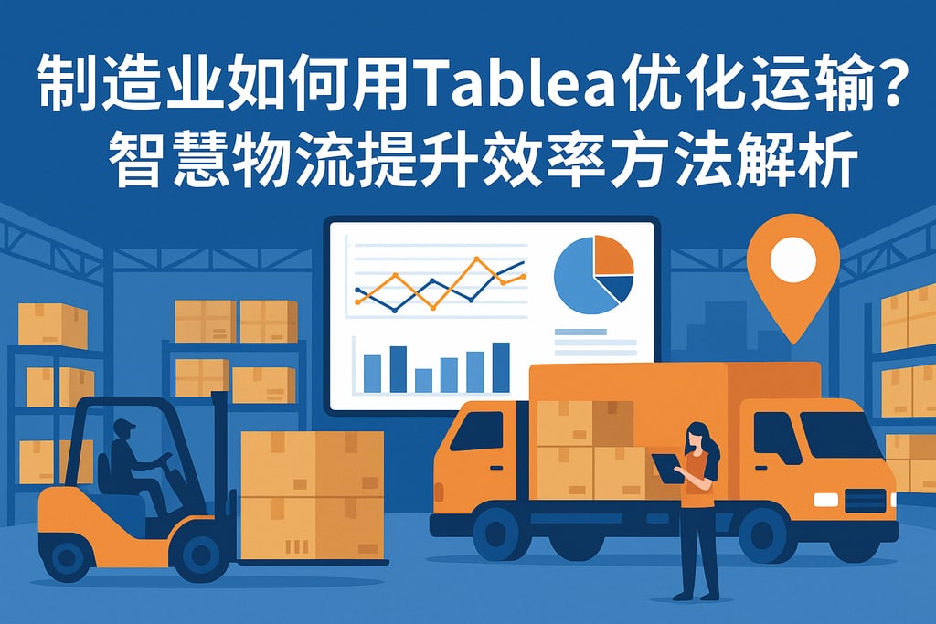 制造业如何用Tableau优化运输？智慧物流提升效率方法解析