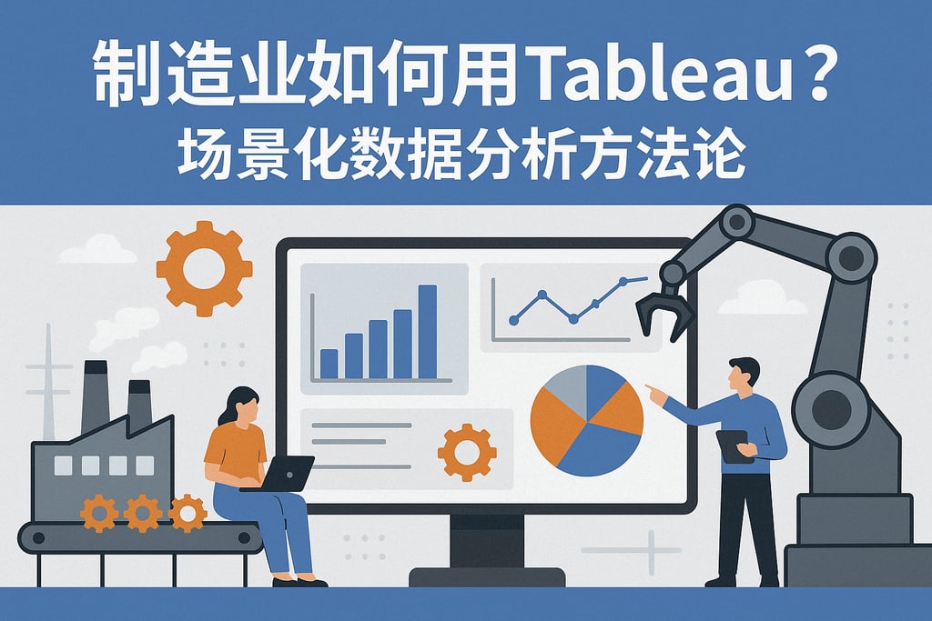 制造业如何用Tableau？场景化数据分析方法论