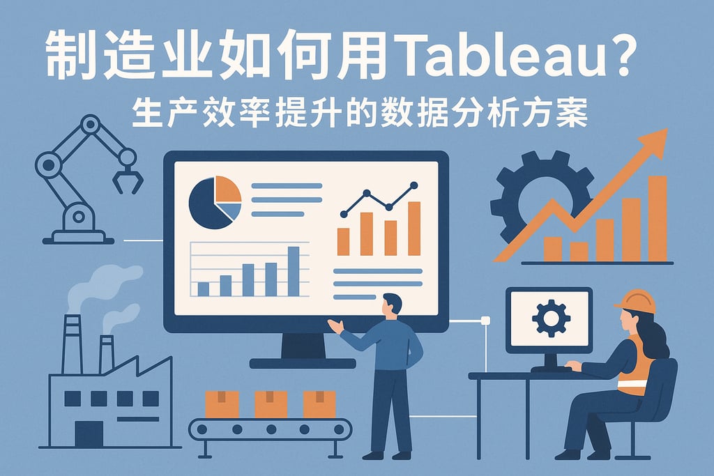 制造业如何用Tableau？生产效率提升的数据分析方案