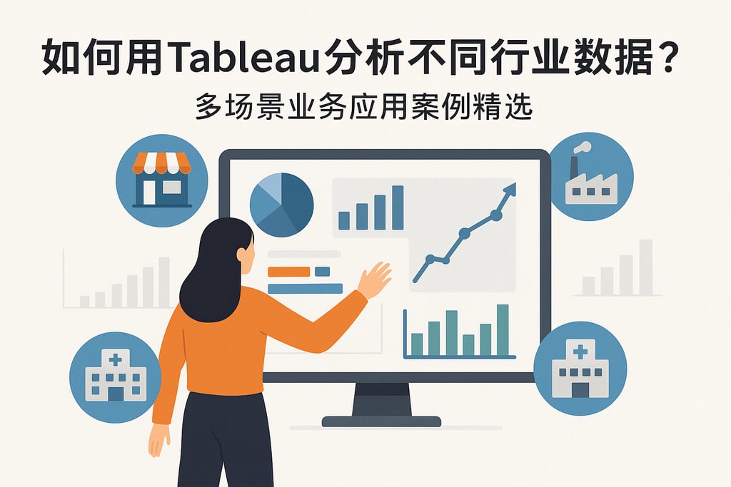 如何用Tableau分析不同行业数据？多场景业务应用案例精选