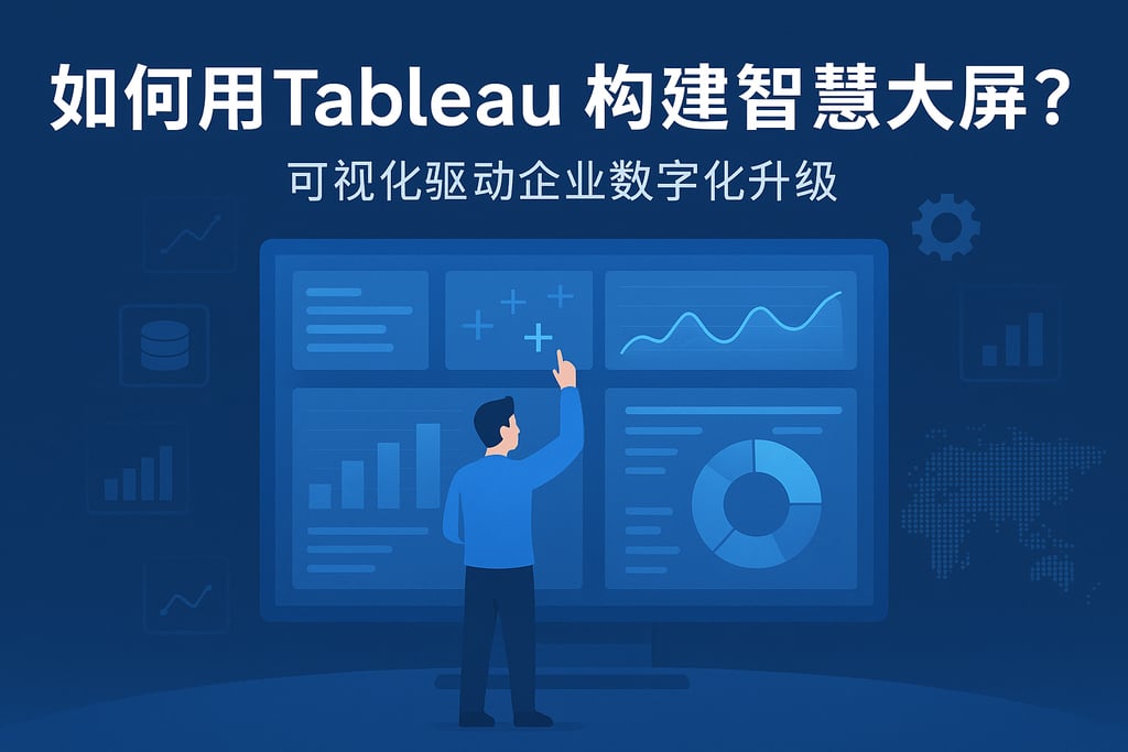 如何用Tableau构建智慧大屏？可视化驱动企业数字化升级