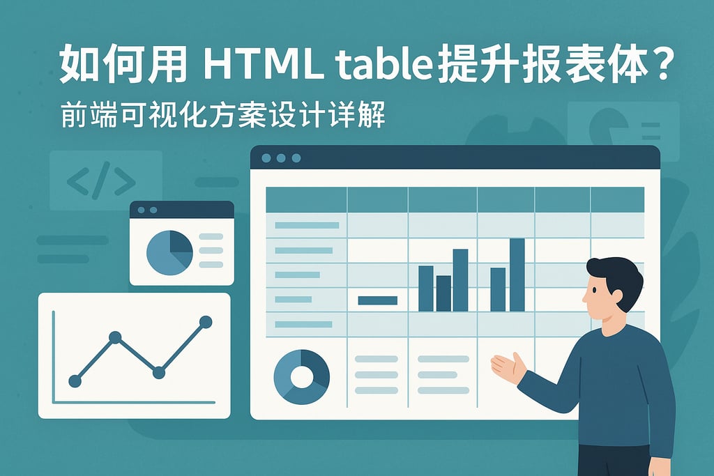 如何用htmltable提升报表体验？前端可视化方案设计详解