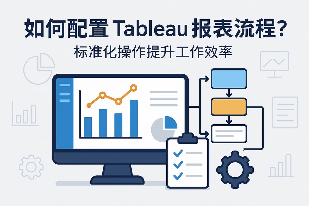 如何配置Tableau报表流程？标准化操作提升工作效率