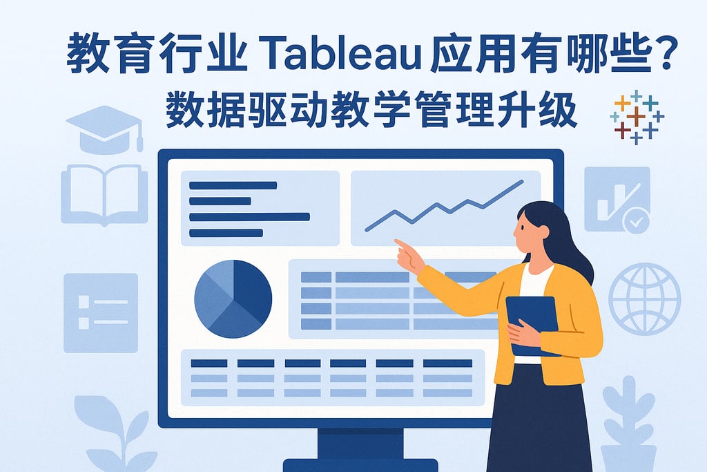 教育行业Tableau应用有哪些？数据驱动教学管理升级