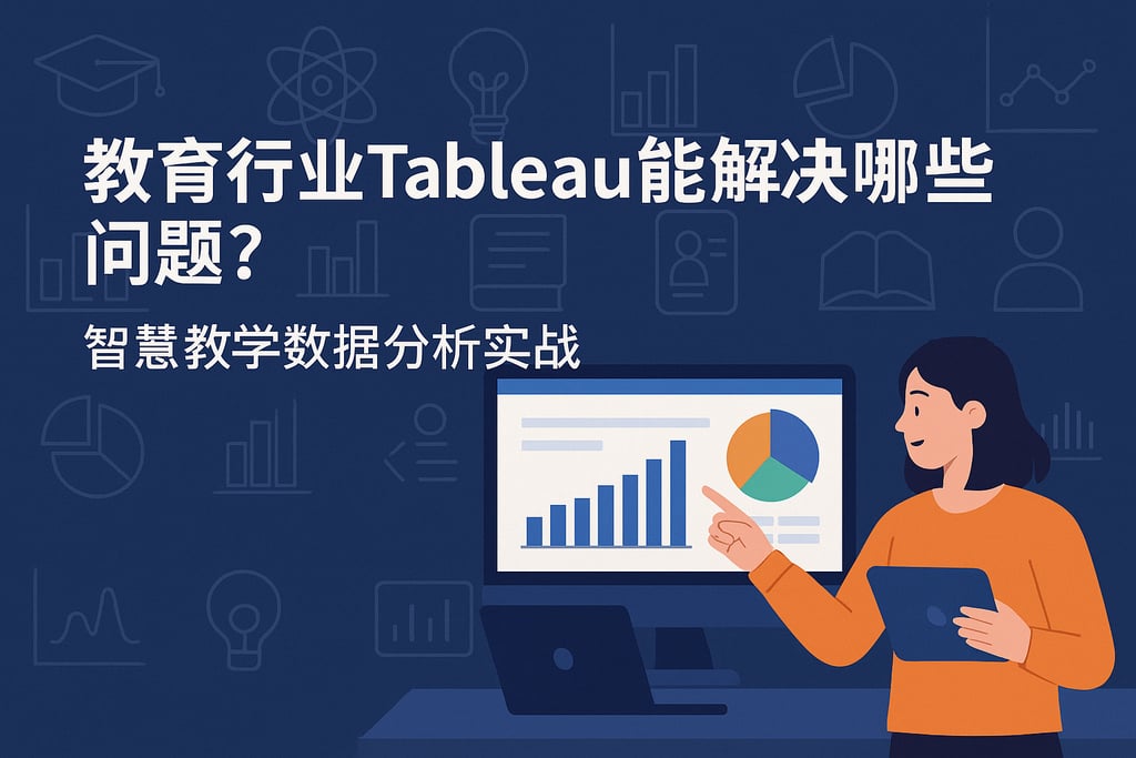 教育行业Tableau能解决哪些问题？智慧教学数据分析实战