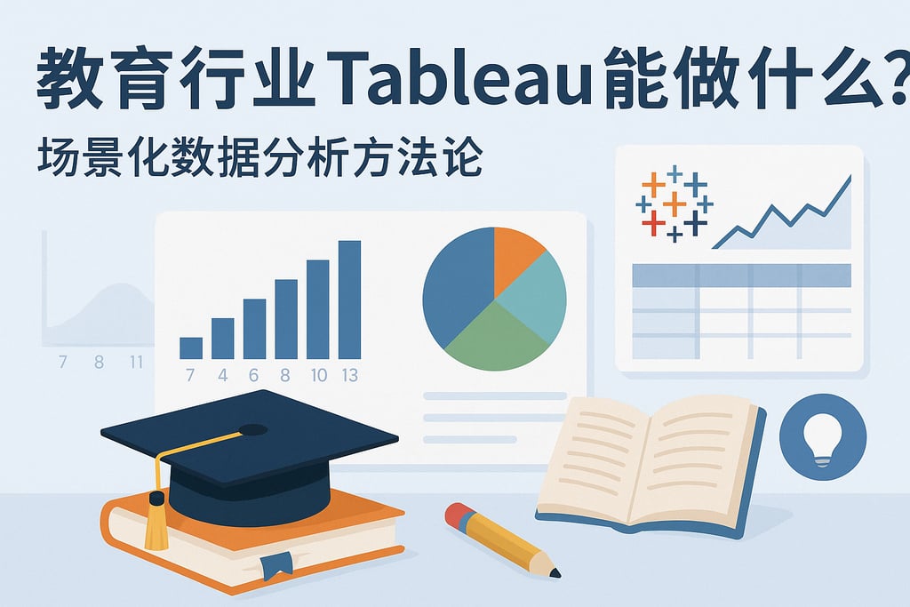 教育行业用Tableau能做什么？场景化数据分析方法论