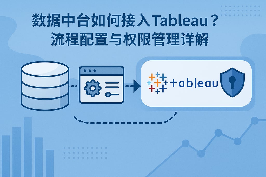 数据中台如何接入Tableau？流程配置与权限管理详解