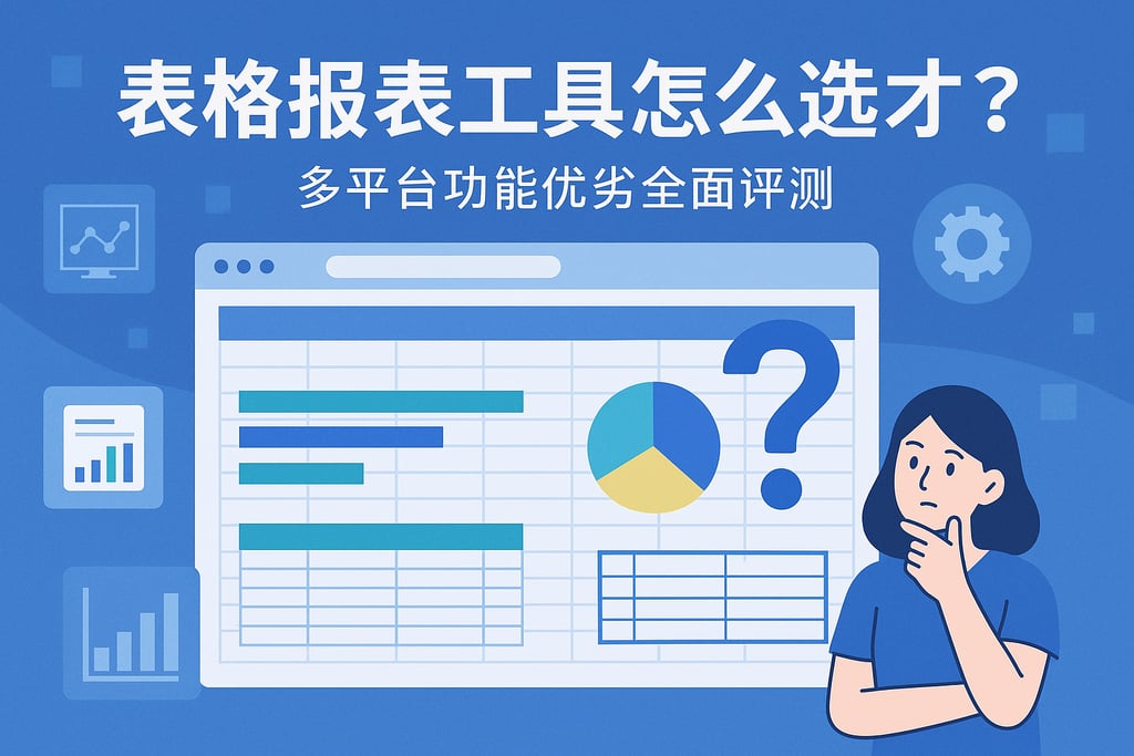 表格报表工具怎么选才适用？多平台功能优劣全面评测