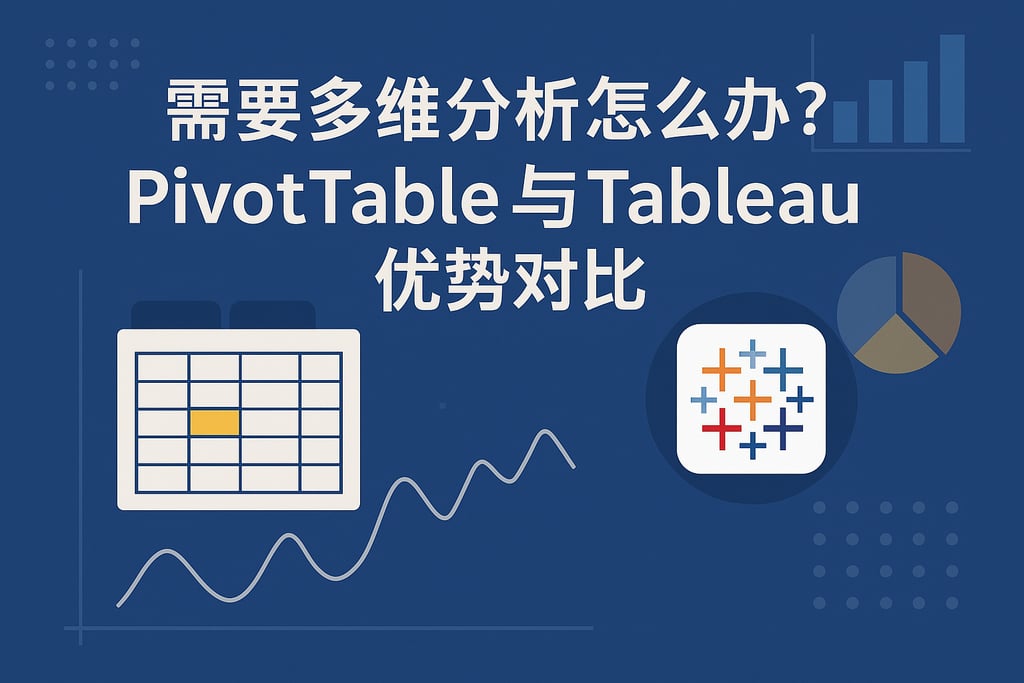 需要多维分析怎么办？PivotTable与Tableau优势对比