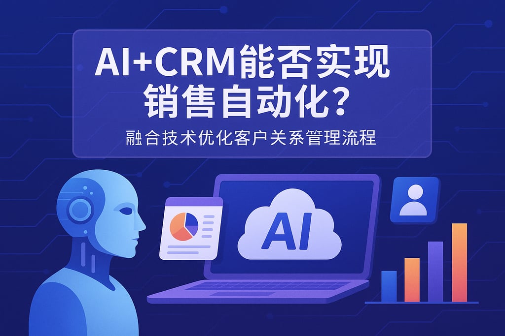 AI+CRM能否实现销售自动化？融合技术优化客户关系管理流程