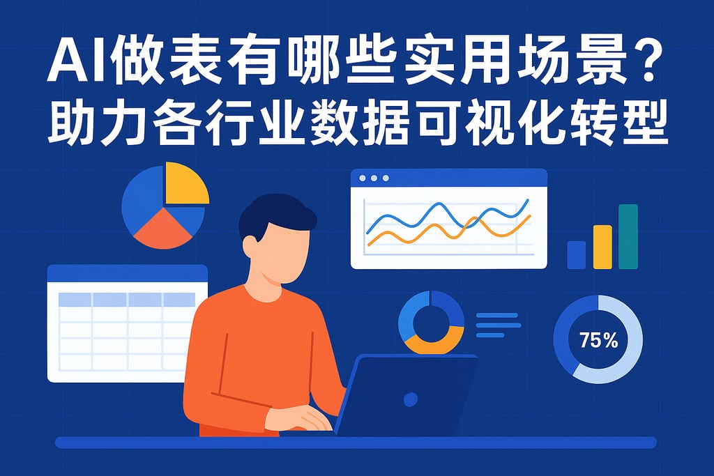 AI做表有哪些实用场景？助力各行业数据可视化转型？