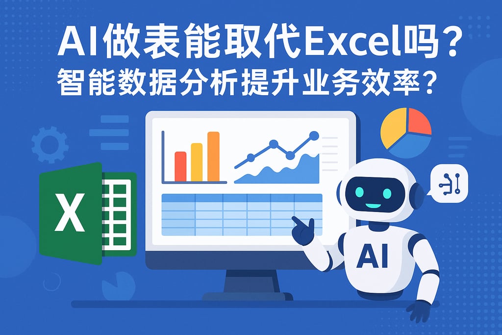 AI做表能取代Excel吗？智能数据分析提升业务效率？