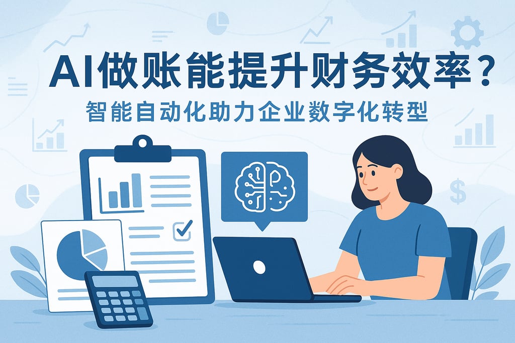 AI做账能提升财务效率吗？智能自动化助力企业数字化转型
