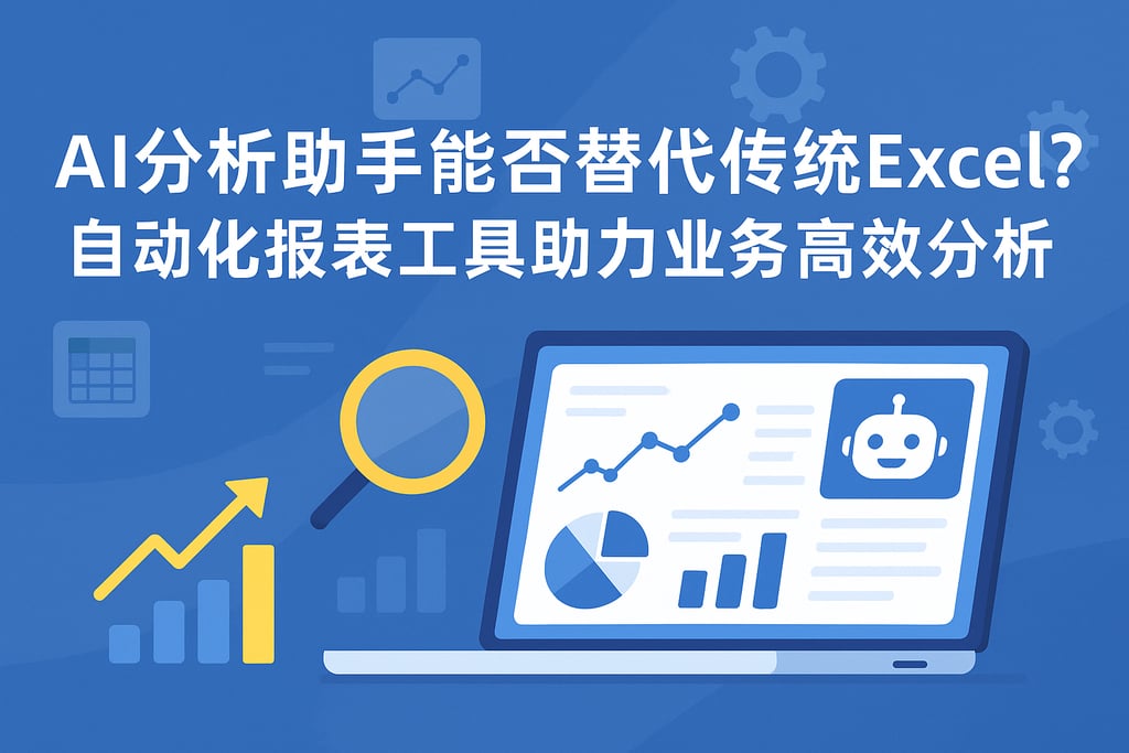 AI分析助手能否替代传统Excel？自动化报表工具助力业务高效分析