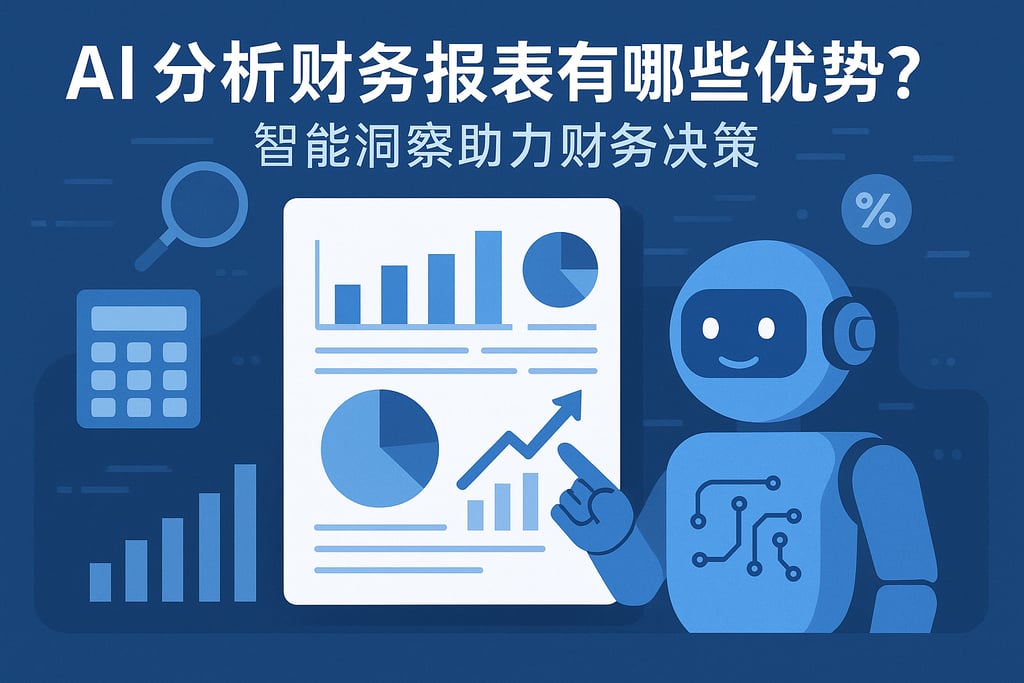 AI分析财务报表有哪些优势？智能洞察助力财务决策