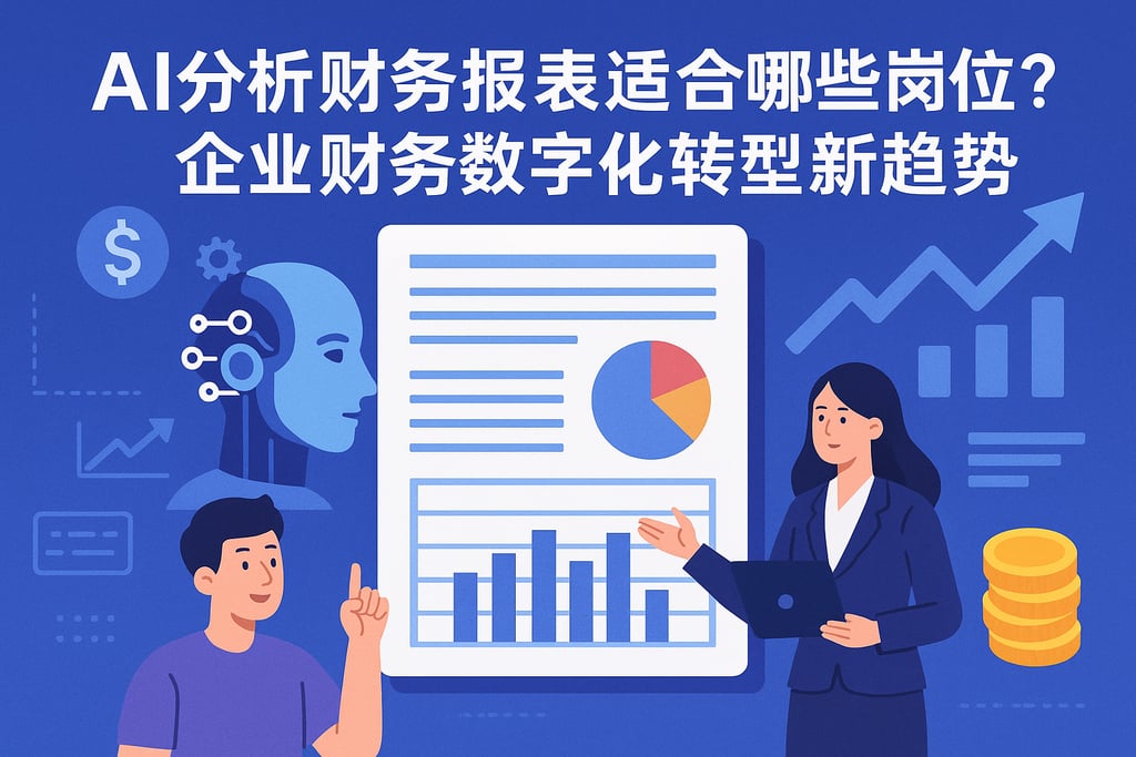 AI分析财务报表适合哪些岗位？企业财务数字化转型新趋势