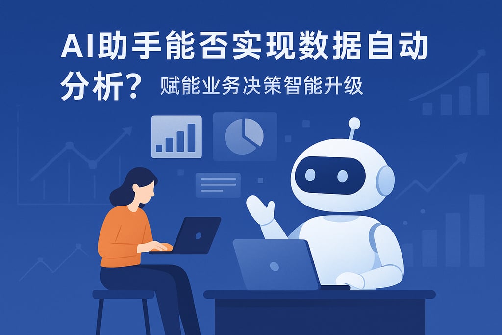AI助手方案能否实现数据自动分析？赋能业务决策智能升级