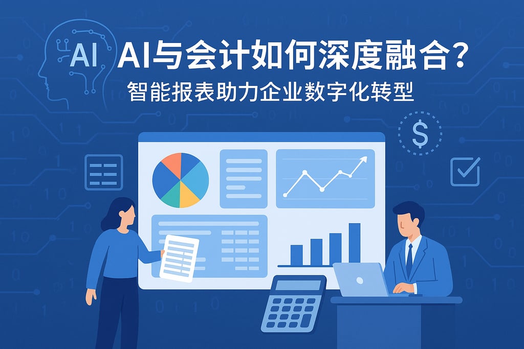 AI和会计如何深度融合？智能报表助力企业数字化转型