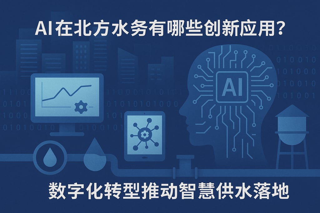 AI在北方水务有哪些创新应用？数字化转型推动智慧供水落地