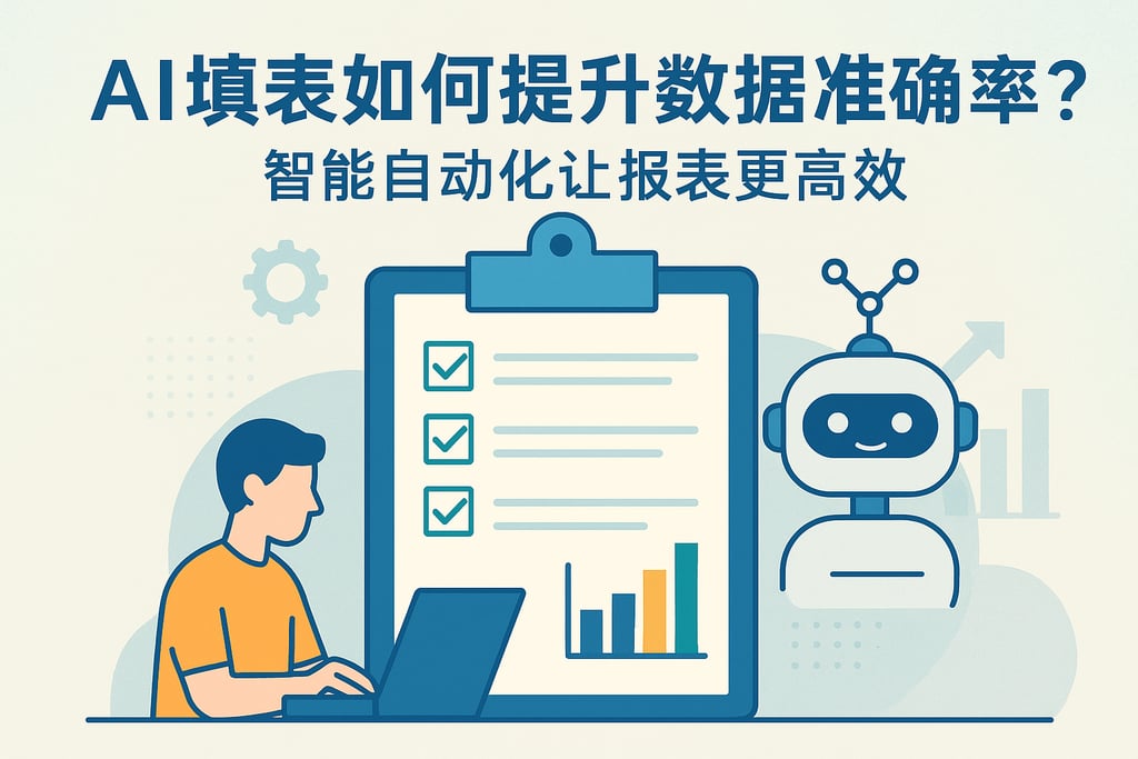 AI填表如何提升数据准确率？智能自动化让报表更高效