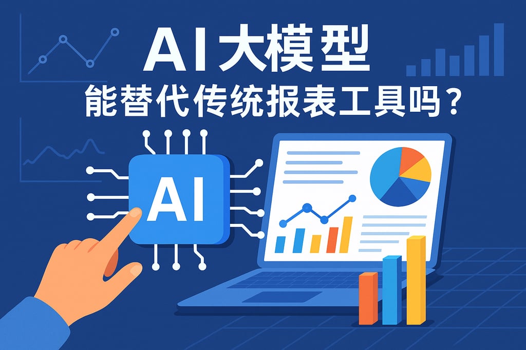 AI大模型能替代传统报表工具吗？智能化提升数据处理效率