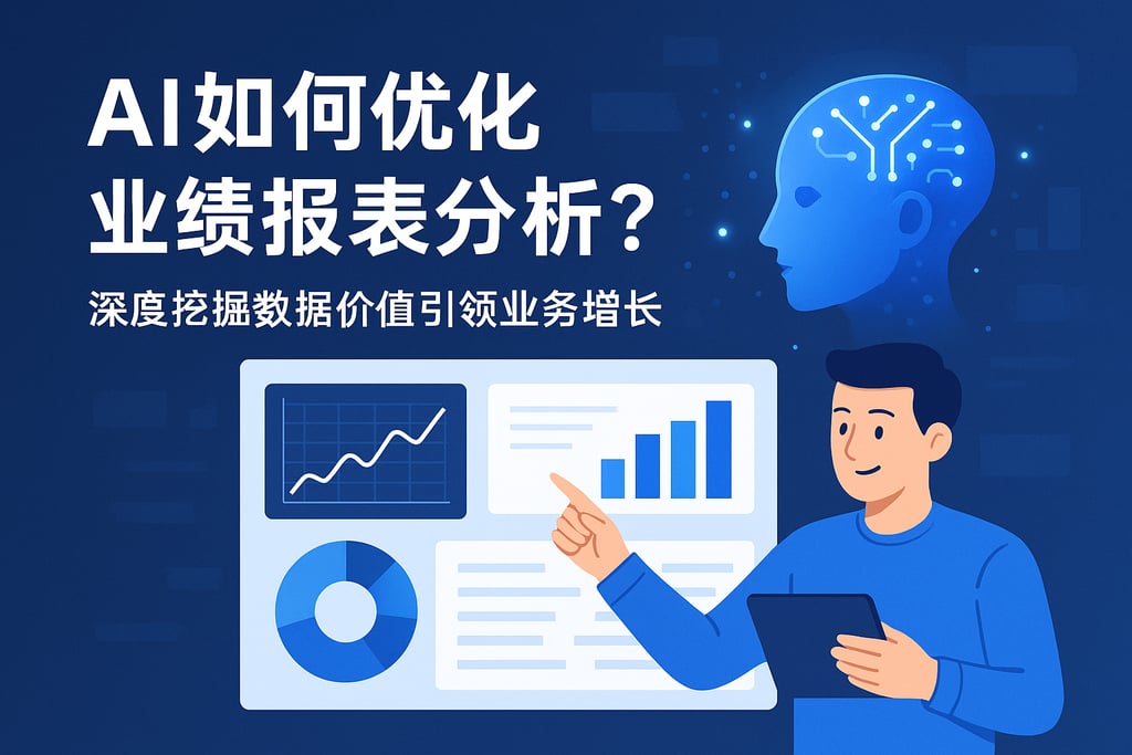 AI如何优化业绩报表分析？深度挖掘数据价值引领业务增长