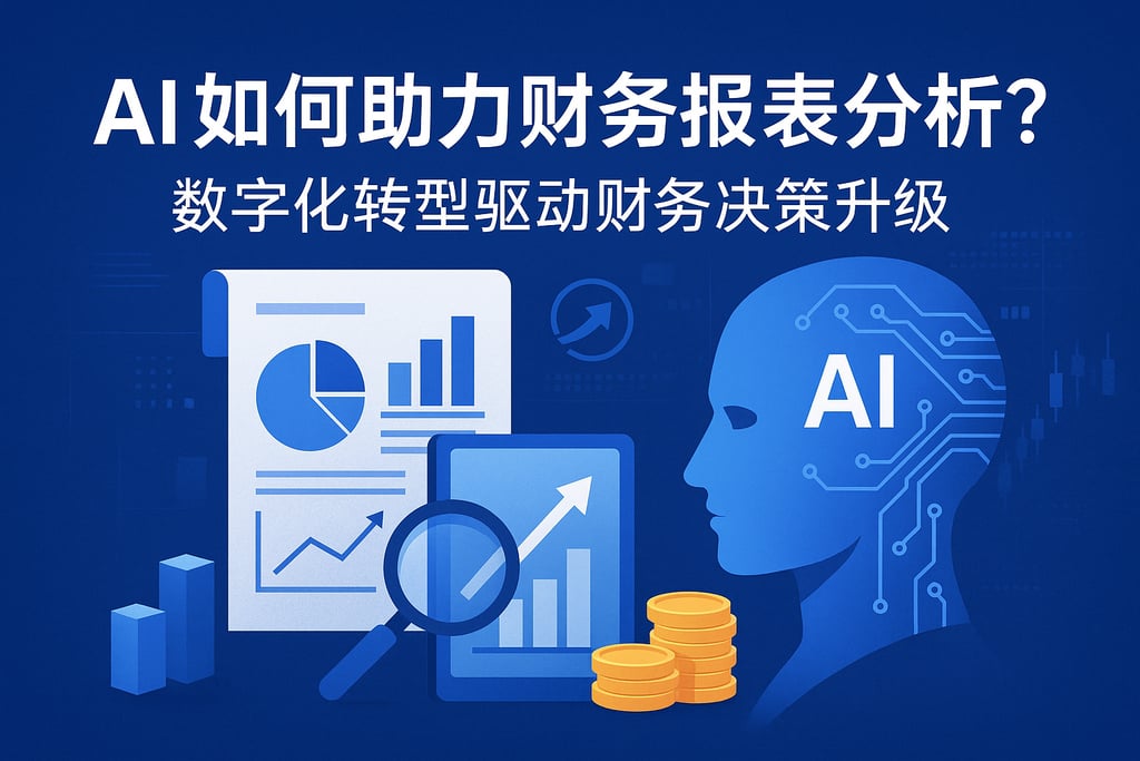 AI如何助力财务报表分析？数字化转型驱动财务决策升级