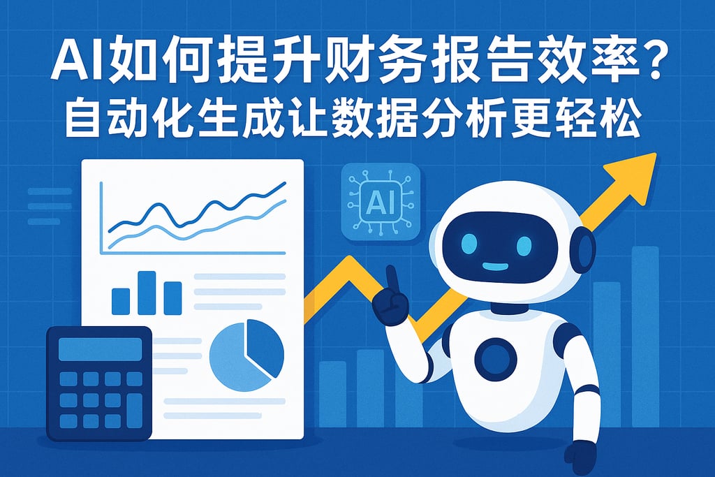 AI如何提升财务报告效率？自动化生成让数据分析更轻松