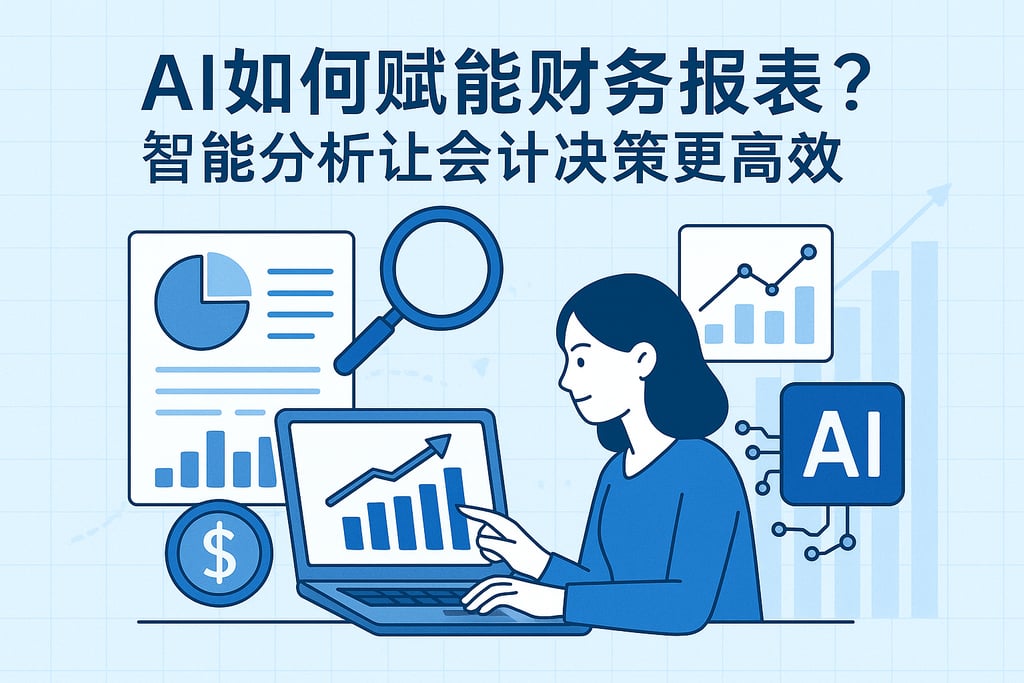 AI如何赋能财务报表？智能分析让会计决策更高效