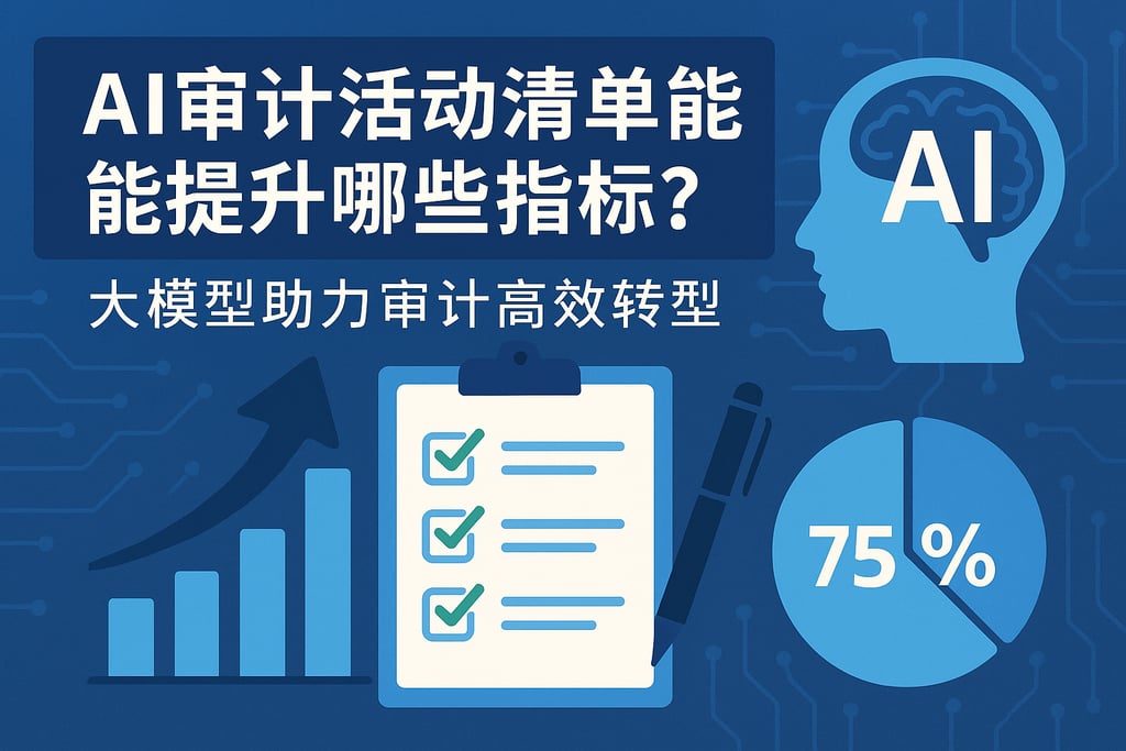 AI审计活动清单能提升哪些指标？大模型助力审计高效转型