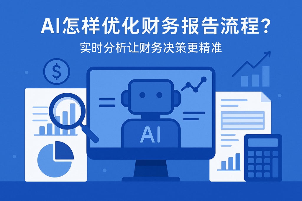 AI怎样优化财务报告流程？实时分析让财务决策更精准