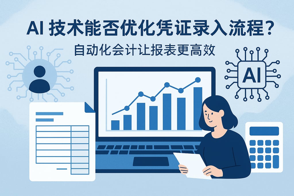 AI技术能否优化凭证录入流程？自动化会计让报表更高效