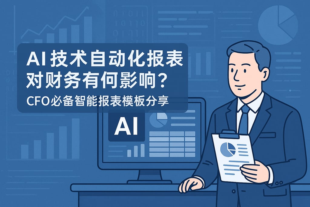 AI技术自动化报表对财务有何影响？CFO必备智能报表模板分享