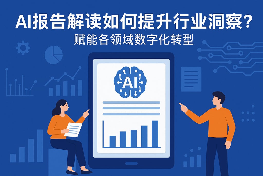 AI报告解读如何提升行业洞察？赋能各领域数字化转型