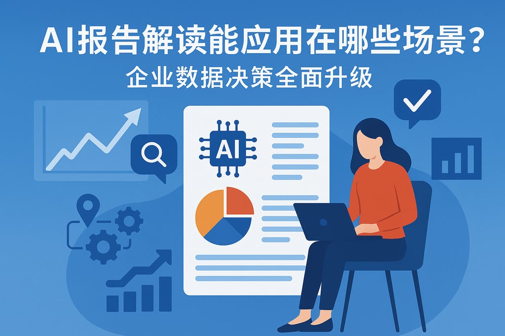 AI报告解读能应用在哪些场景？企业数据决策全面升级