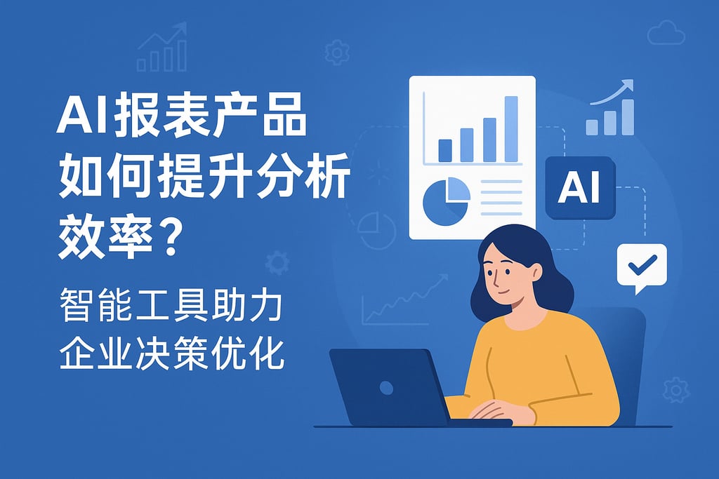 AI报表产品如何提升分析效率？智能工具助力企业决策优化