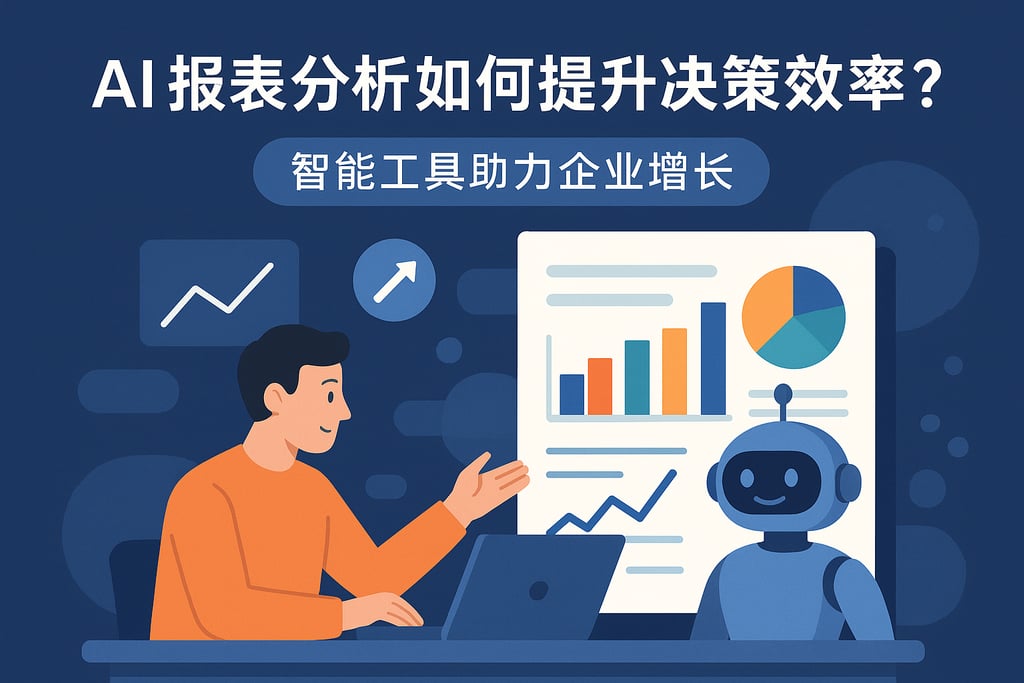 AI报表分析如何提升决策效率？智能工具助力企业增长