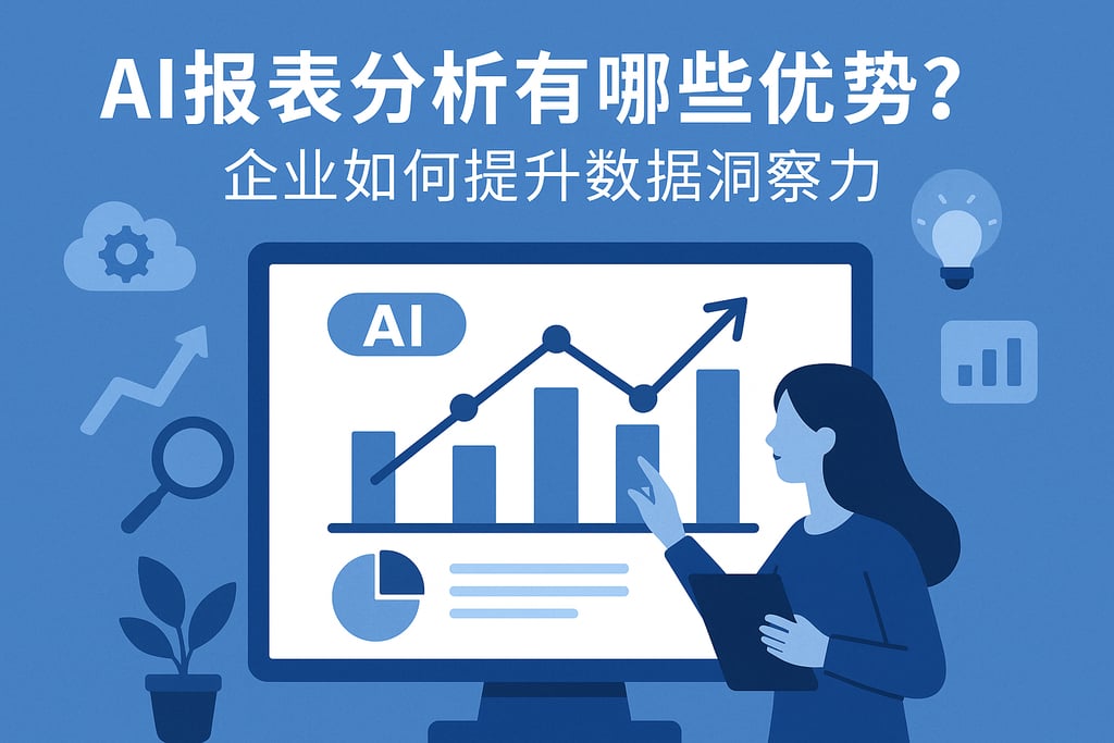 AI报表分析有哪些优势？企业如何提升数据洞察力