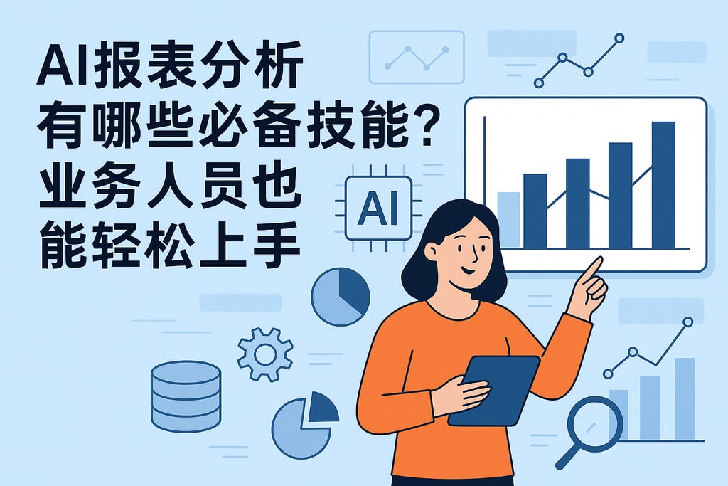 AI报表分析有哪些必备技能？业务人员也能轻松上手