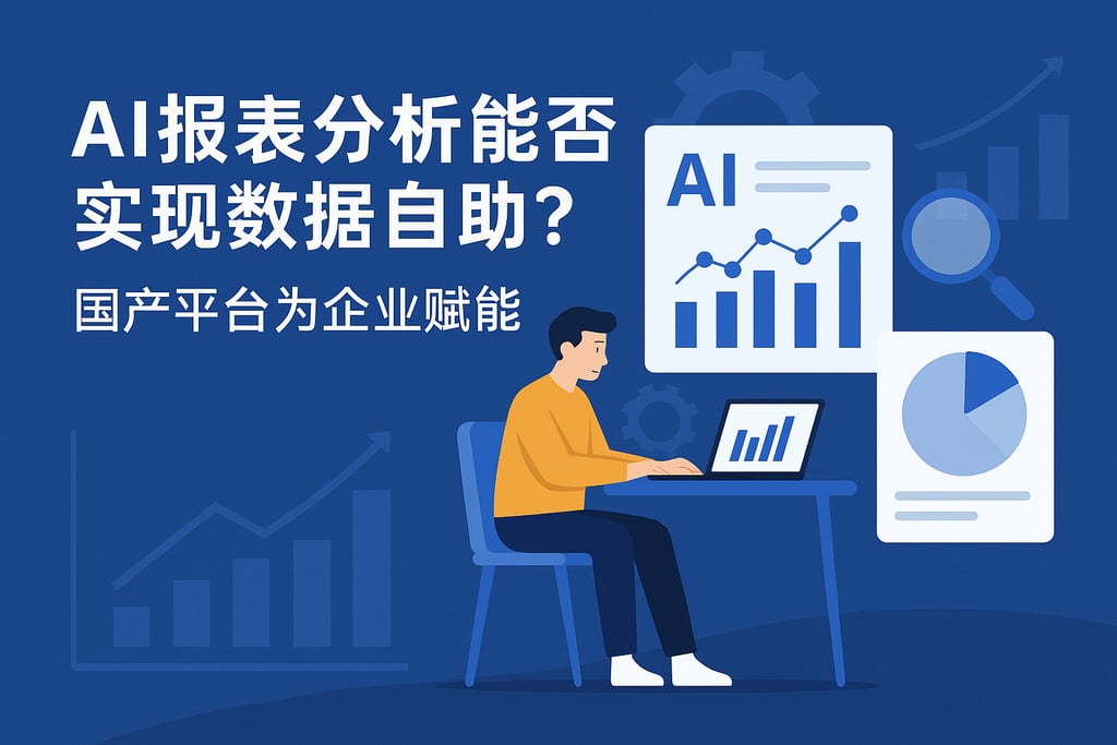 AI报表分析能否实现数据自助？国产平台为企业赋能