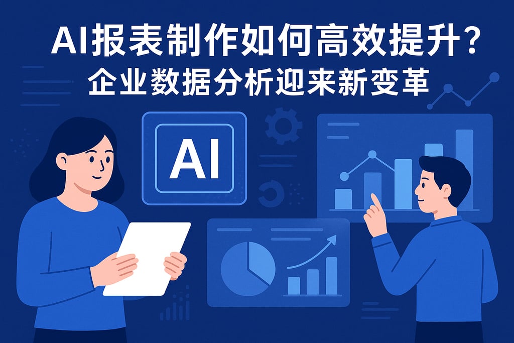 AI报表制作如何高效提升？企业数据分析迎来新变革