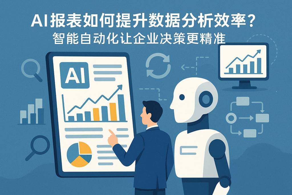 AI报表如何提升数据分析效率？智能自动化让企业决策更精准