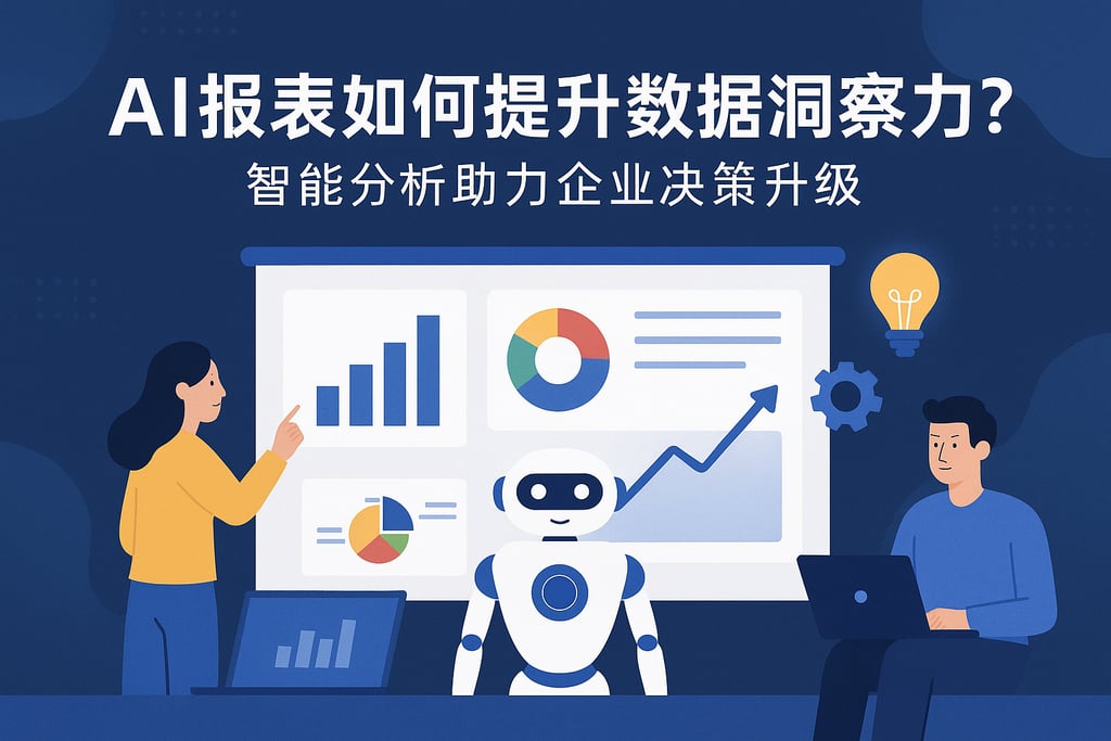 AI报表如何提升数据洞察力？智能分析助力企业决策升级