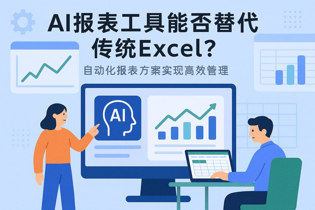 AI报表工具能否替代传统Excel？自动化报表方案实现高效管理