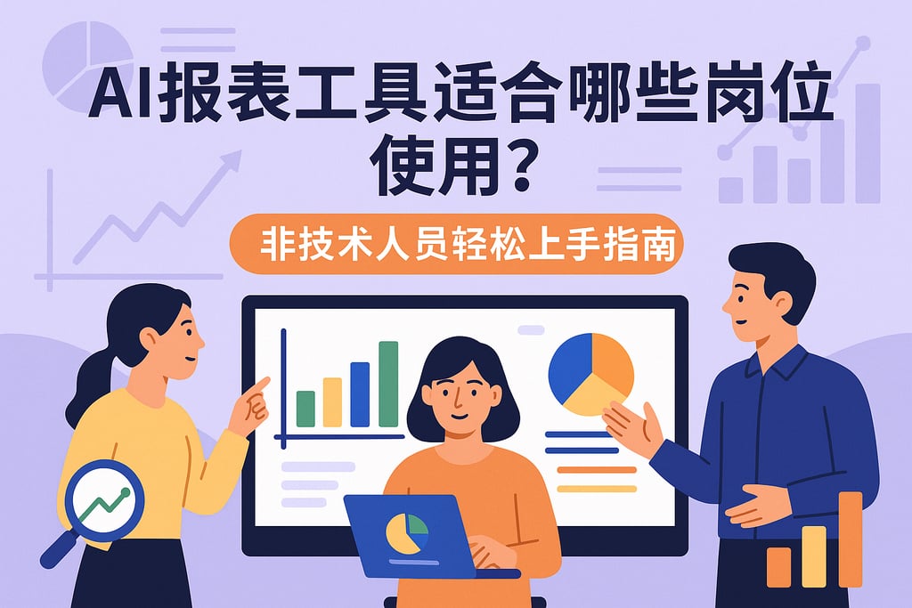 AI报表工具适合哪些岗位使用？非技术人员轻松上手指南