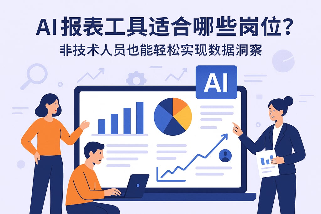 AI报表工具适合哪些岗位？非技术人员也能轻松实现数据洞察