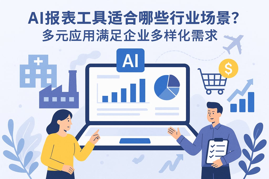 AI报表工具适合哪些行业场景？多元应用满足企业多样化需求